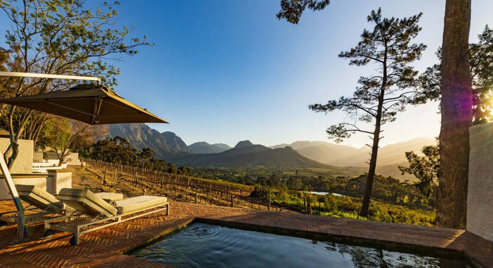 Terrace with plunge pool