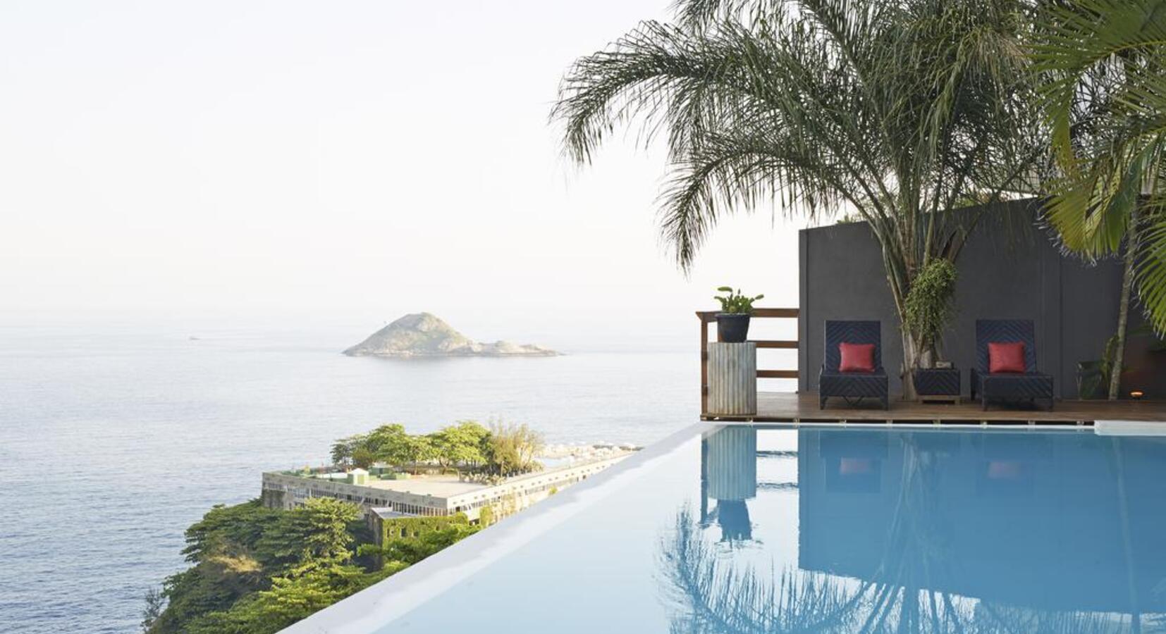 Infinity pool and view