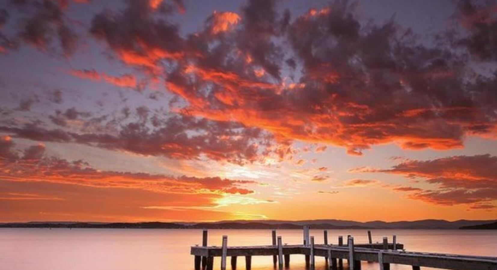 Lake Macquarie at Sunset