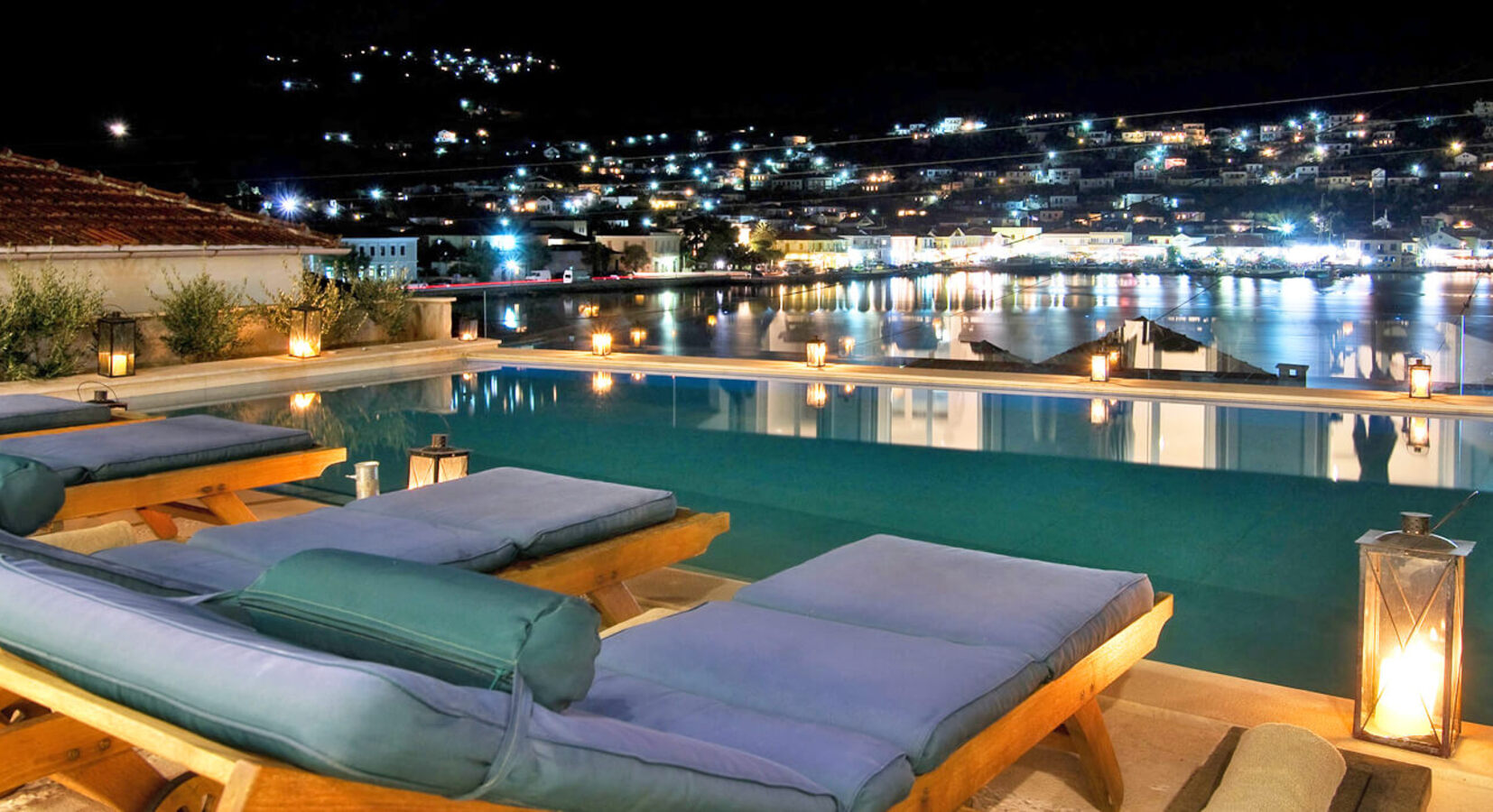 The Pool Night View