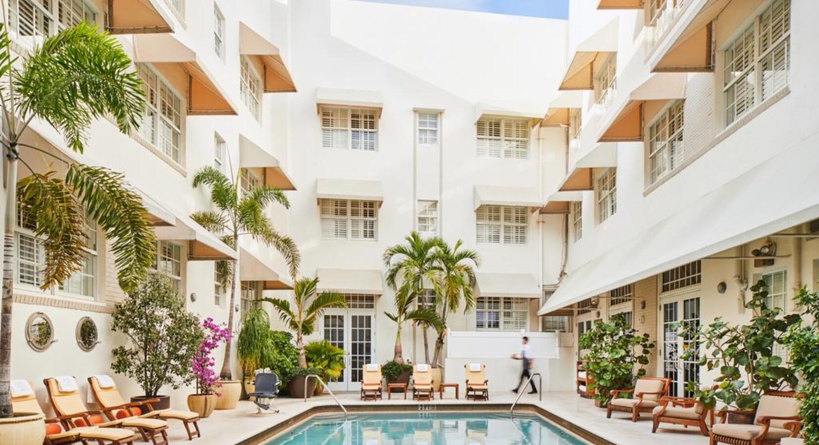 Courtyard pool