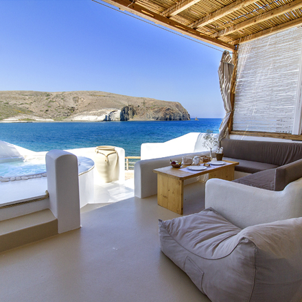 Sea view suite jacuzzi