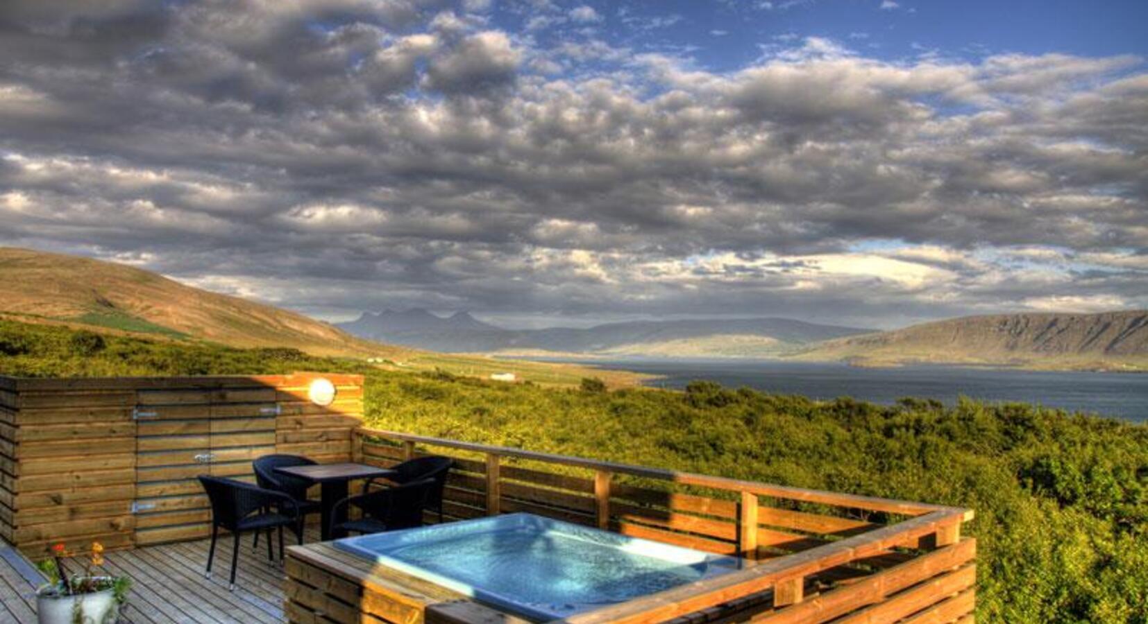 Hot tub with a view