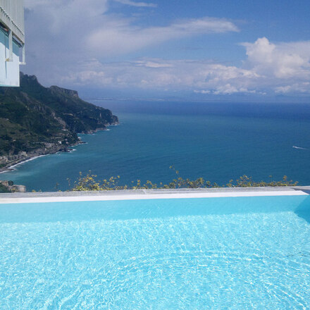 Outdoor infinity pool