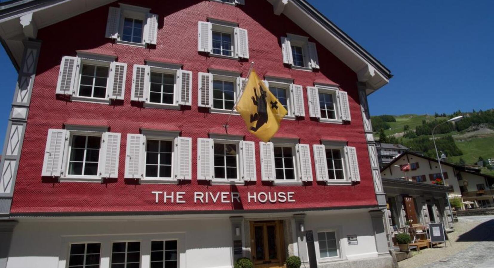 The River House Boutique Hotel during summer time