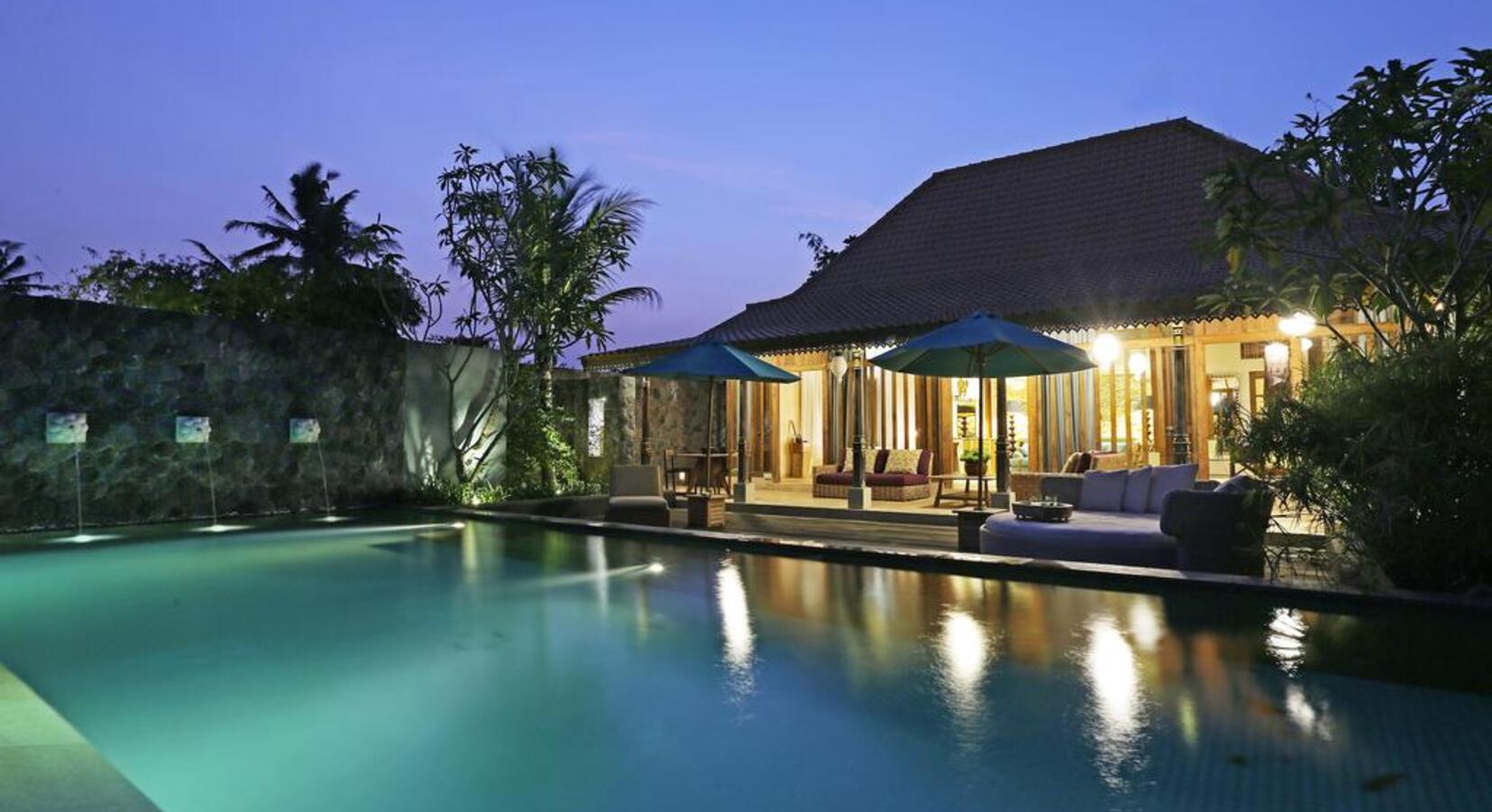 Villa night view