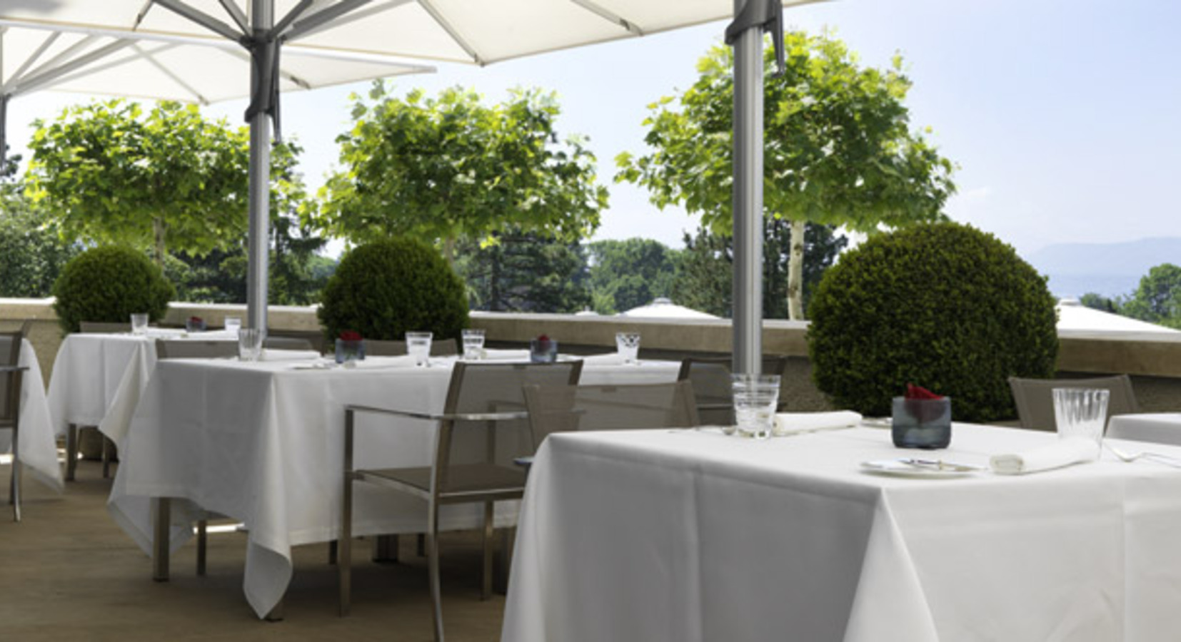 Restaurant terrace