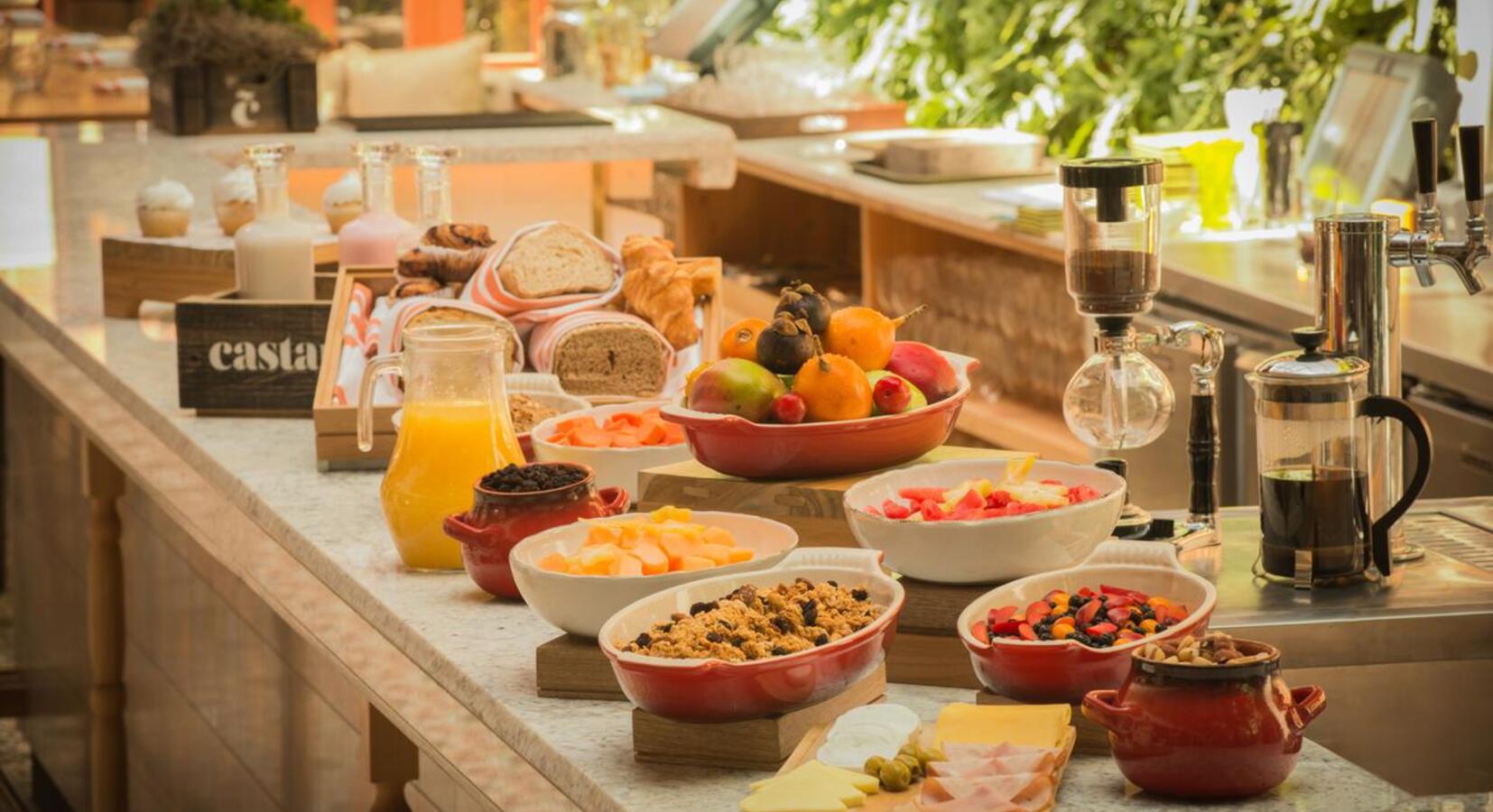 Hotel buffet breakfast 