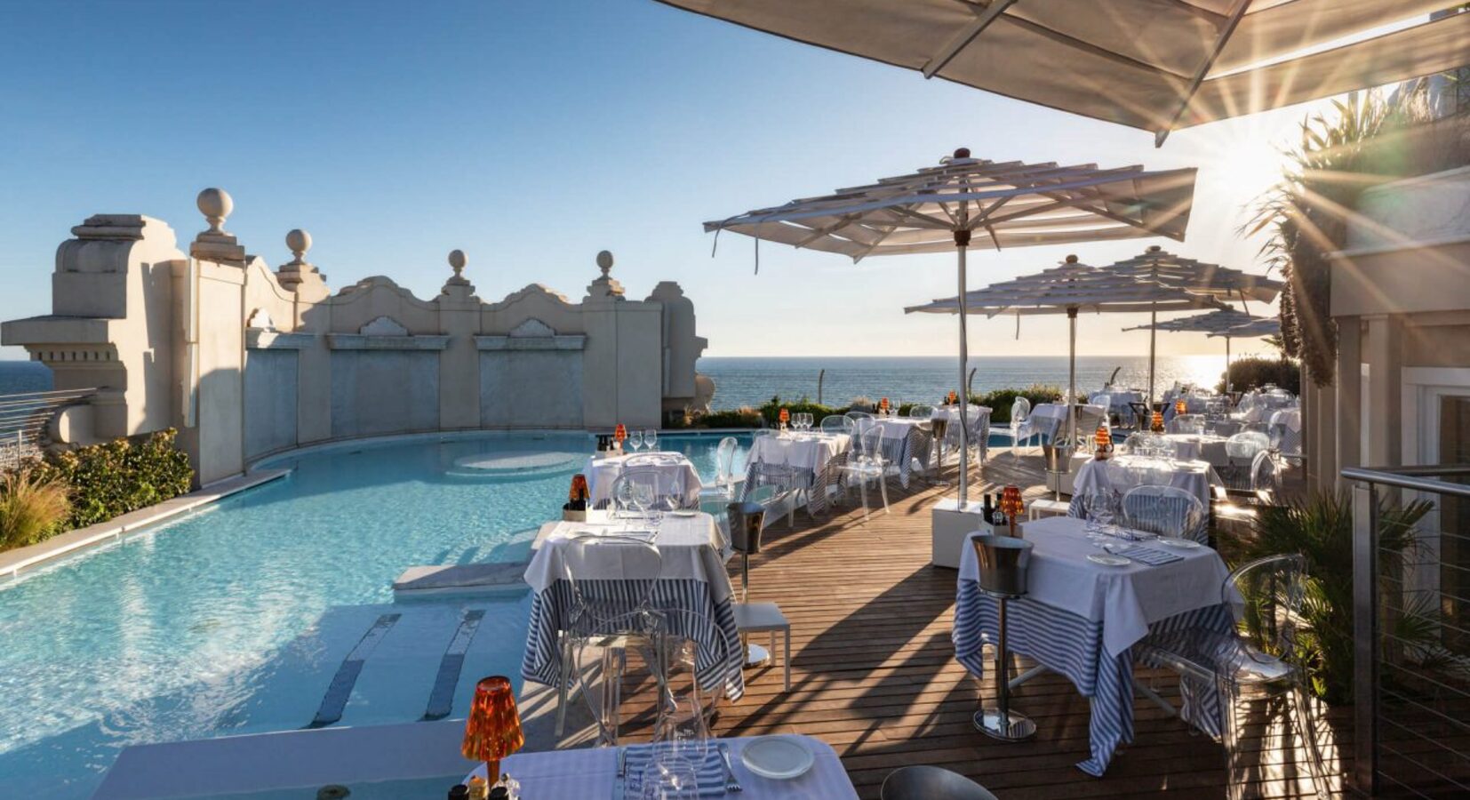 Poolside Dining