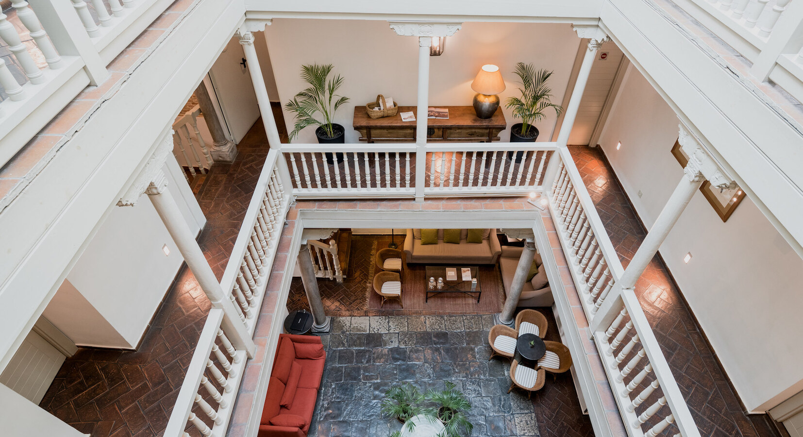 Interior courtyard