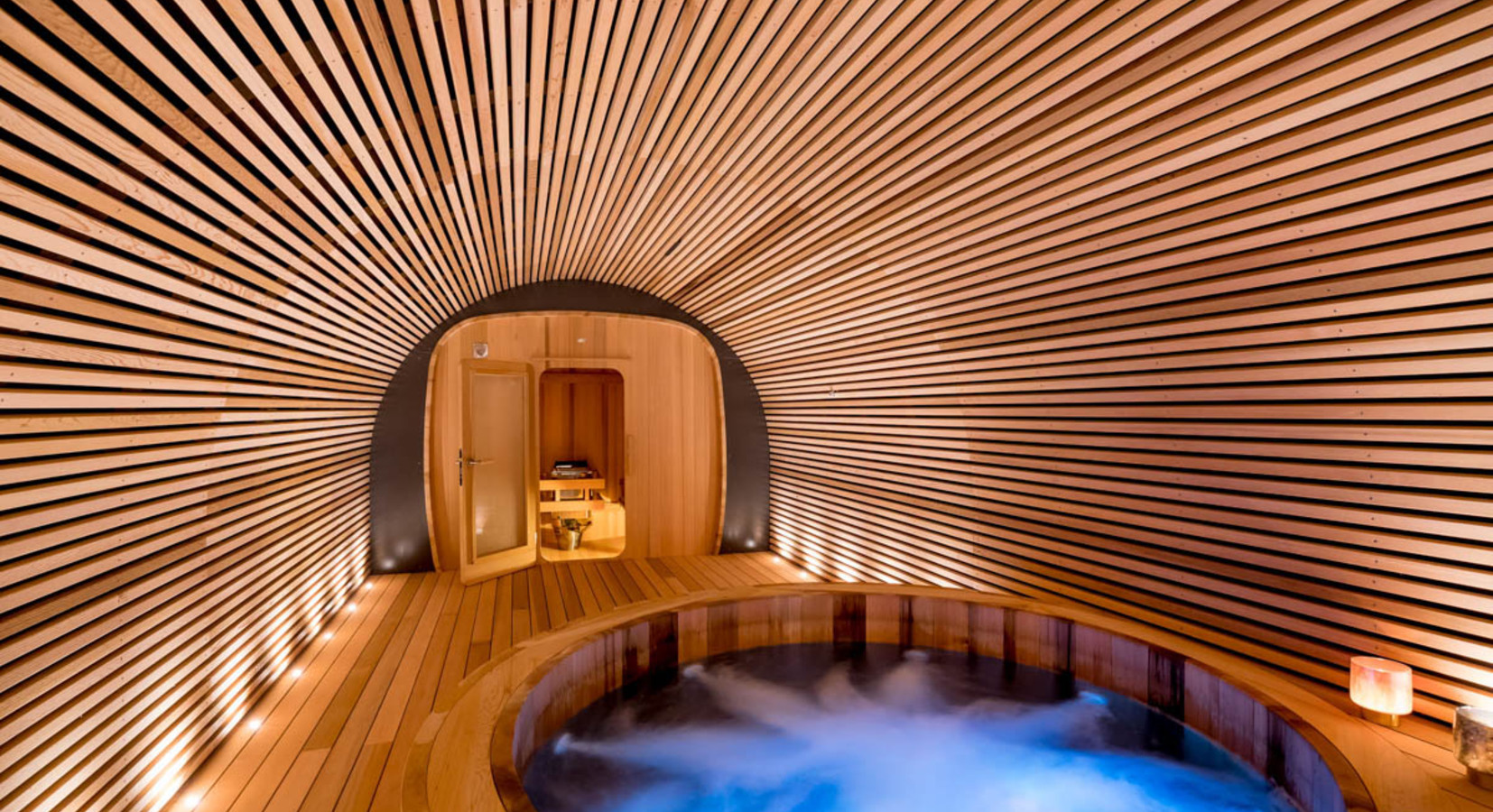 Sauna and Hot Tub