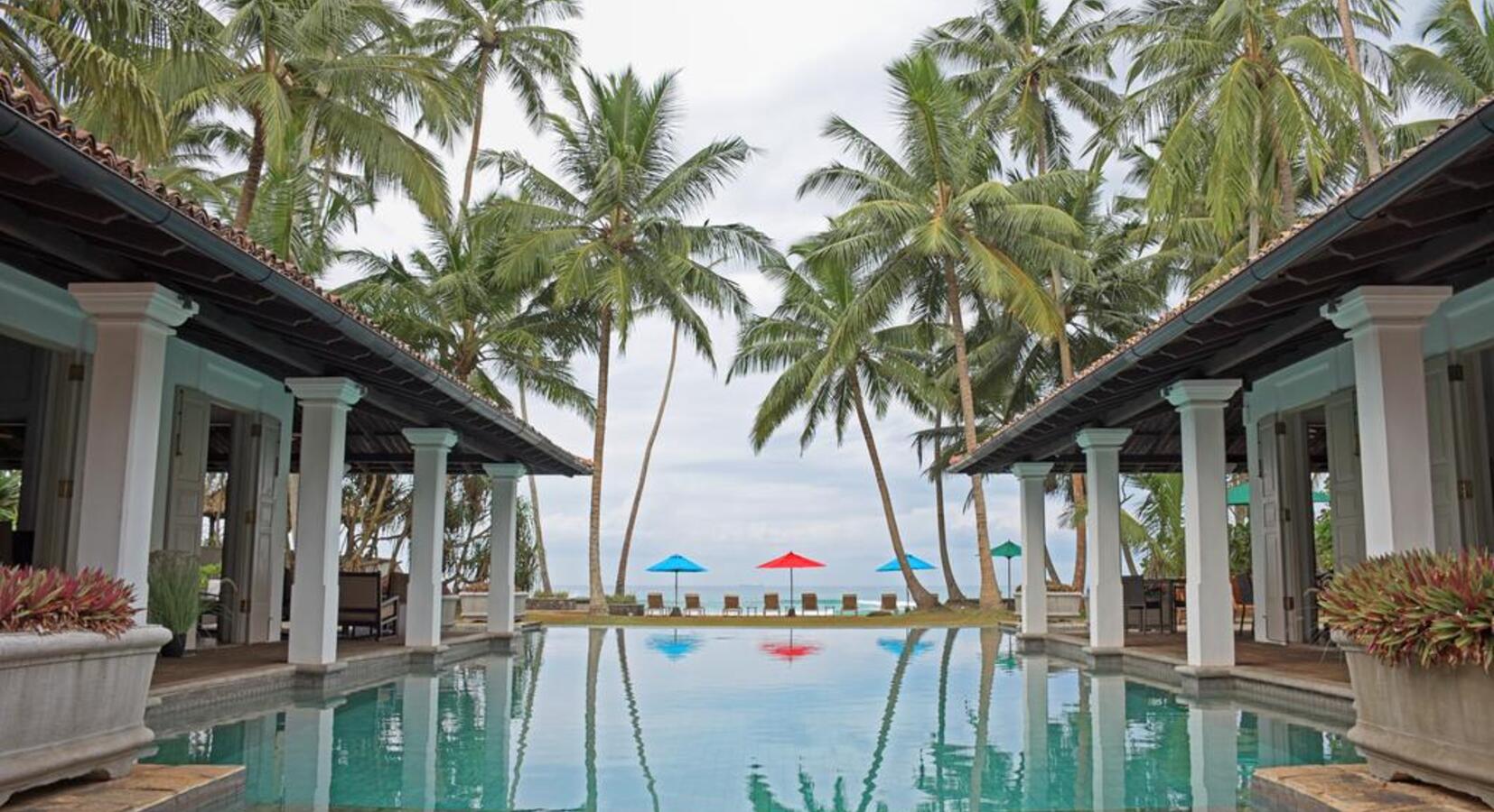 The Pool and beach beyond