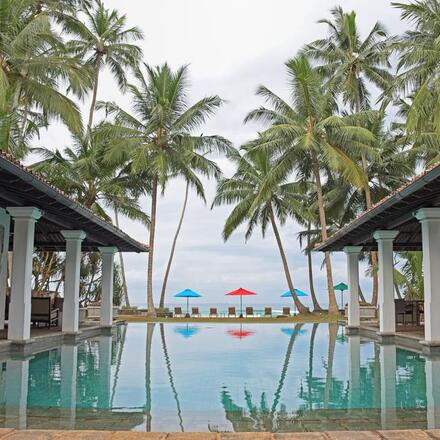 The Pool and beach beyond