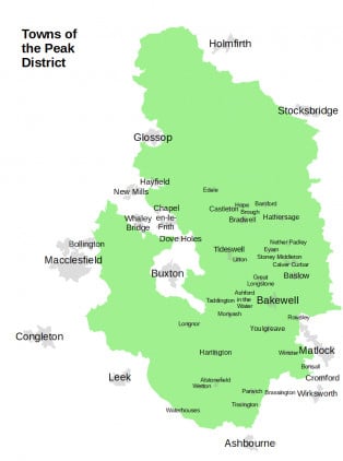 Villes et centres du Peak District