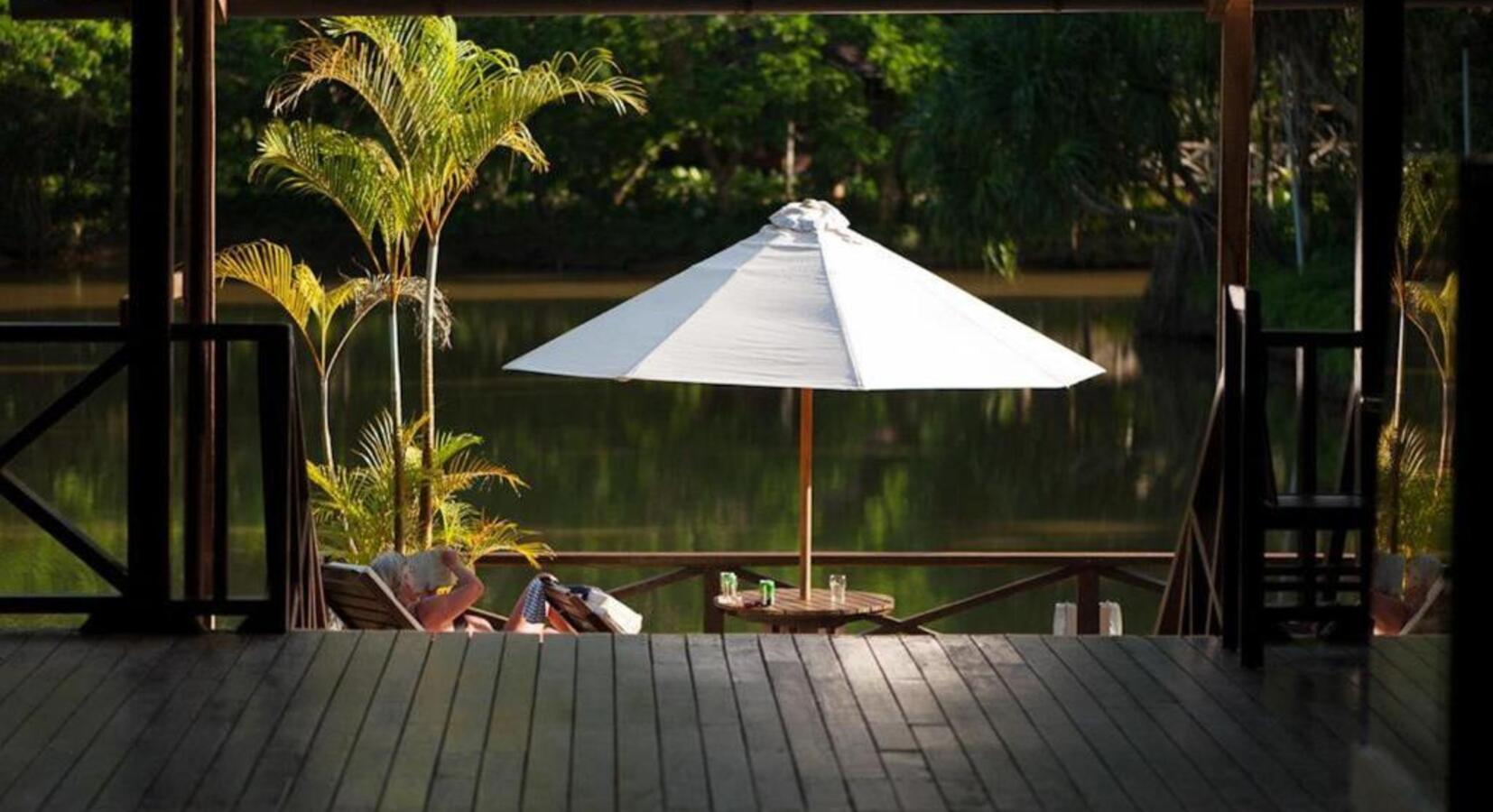 Sun Umbrella on Terrace