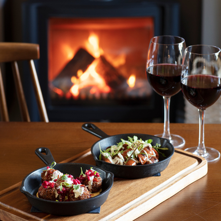 Enjoy our Light Bites Menu in front of the fire! 