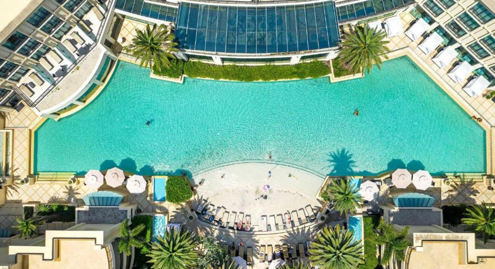 Aerial View of Swimming Pool 