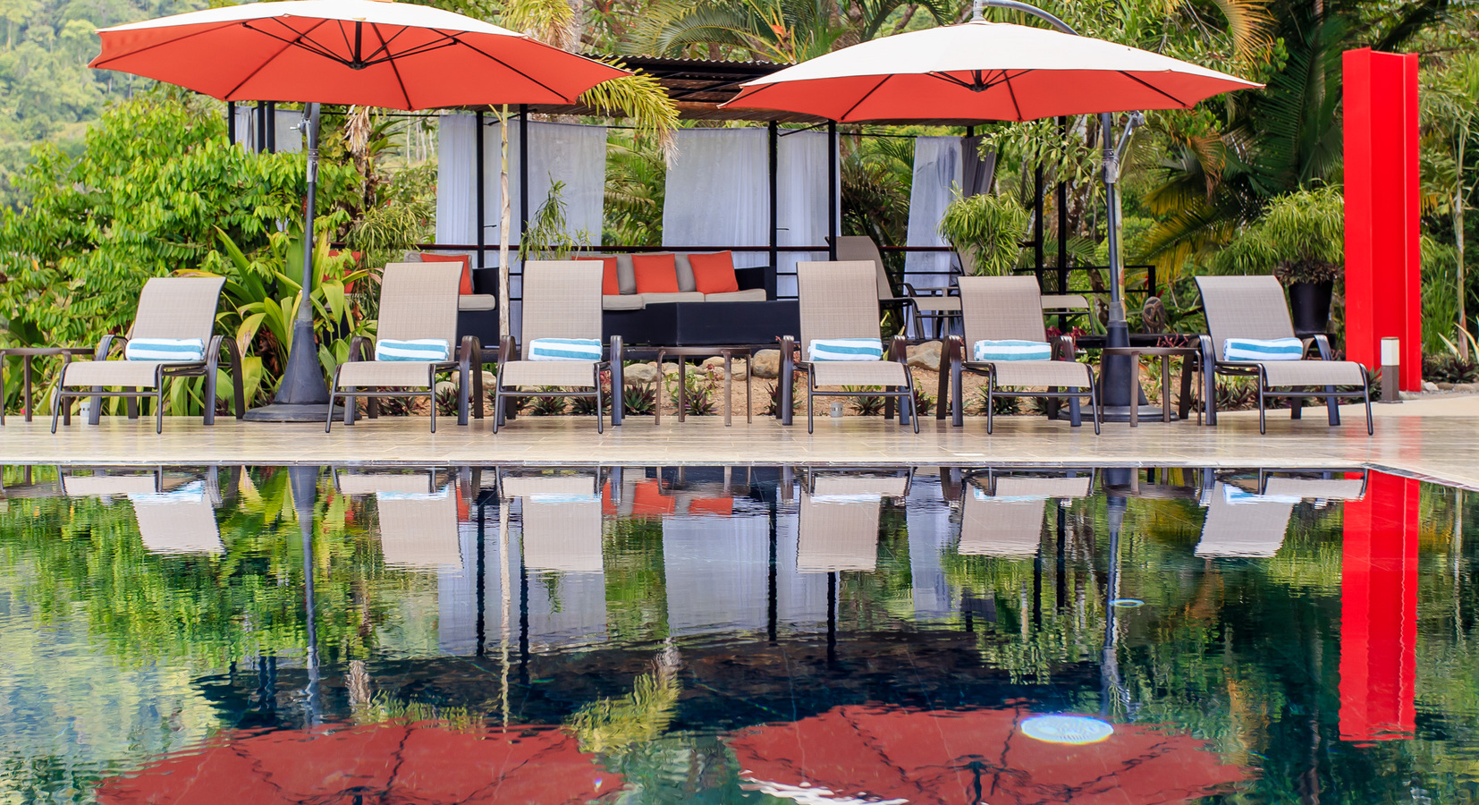 Poolside at Rancho Pacifico