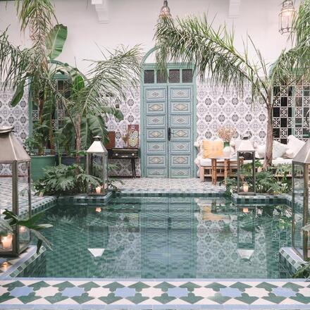 Riad pool