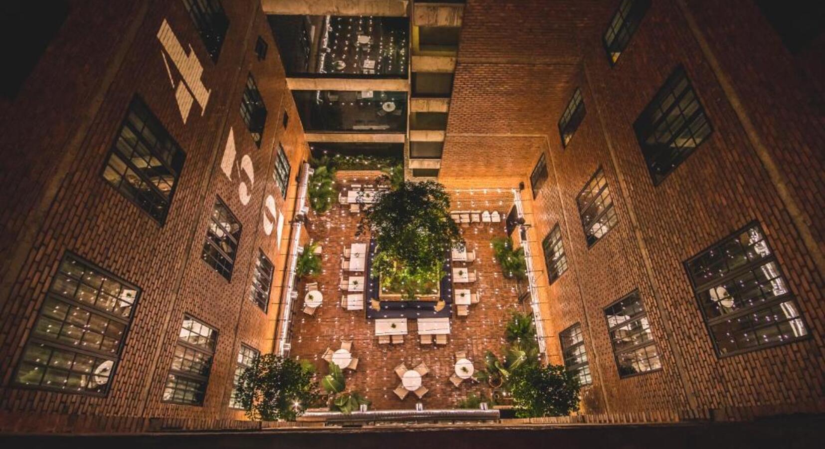 Aerial View of Courtyard