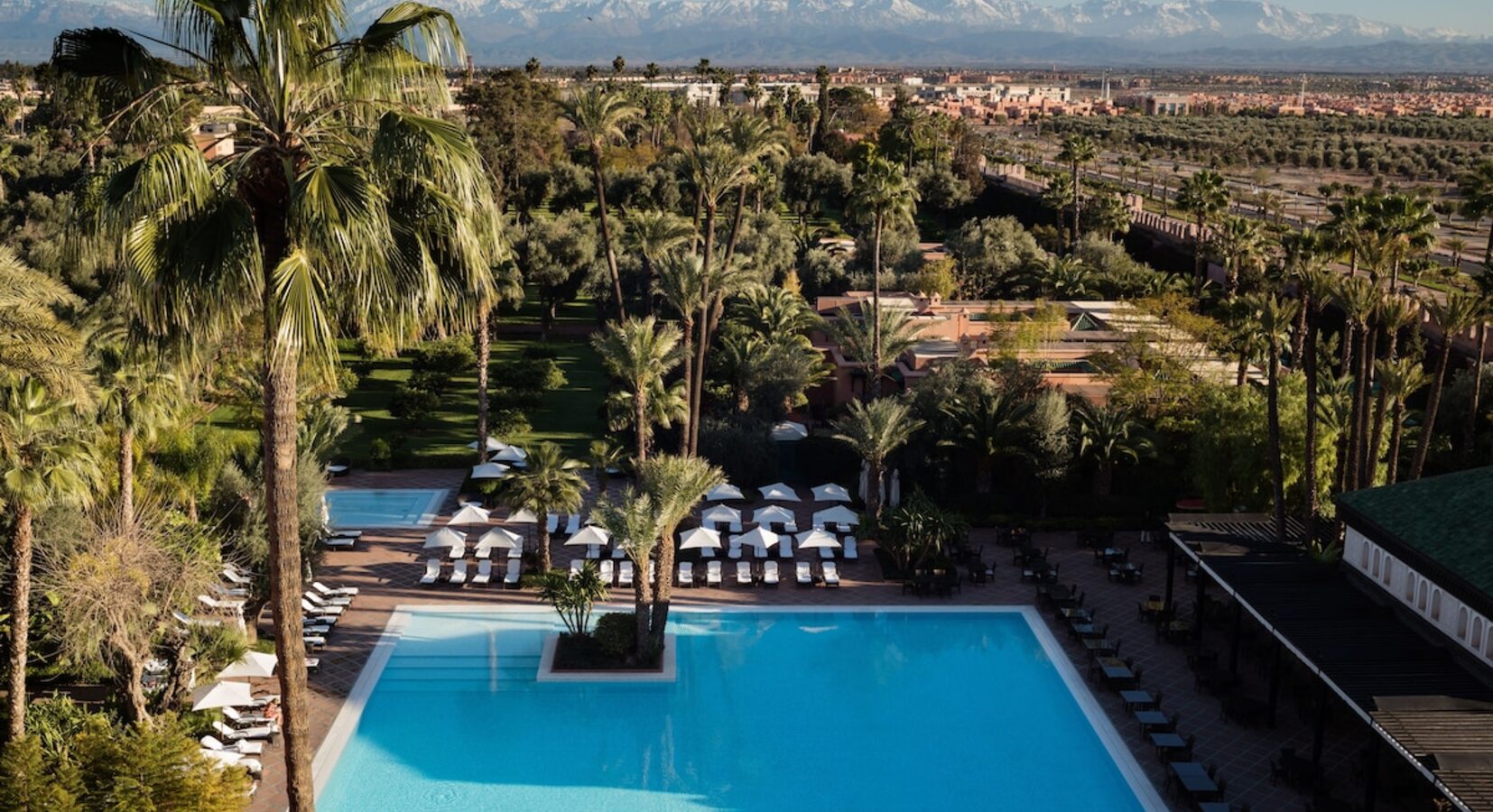 Pool Aerial View