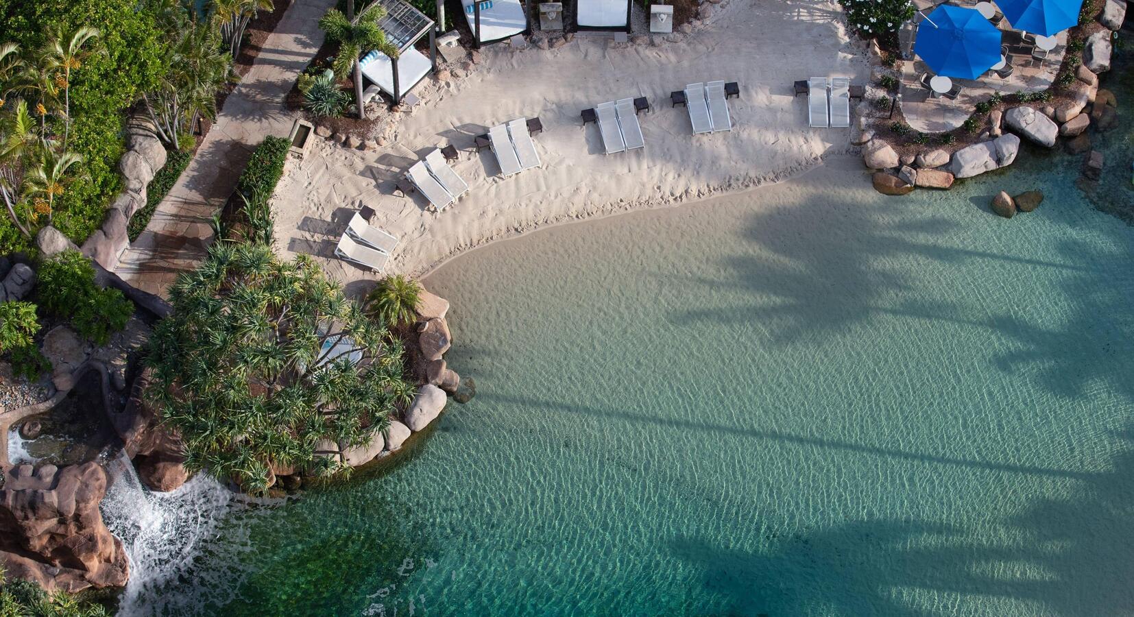 Lagoon Pool - Aerial View