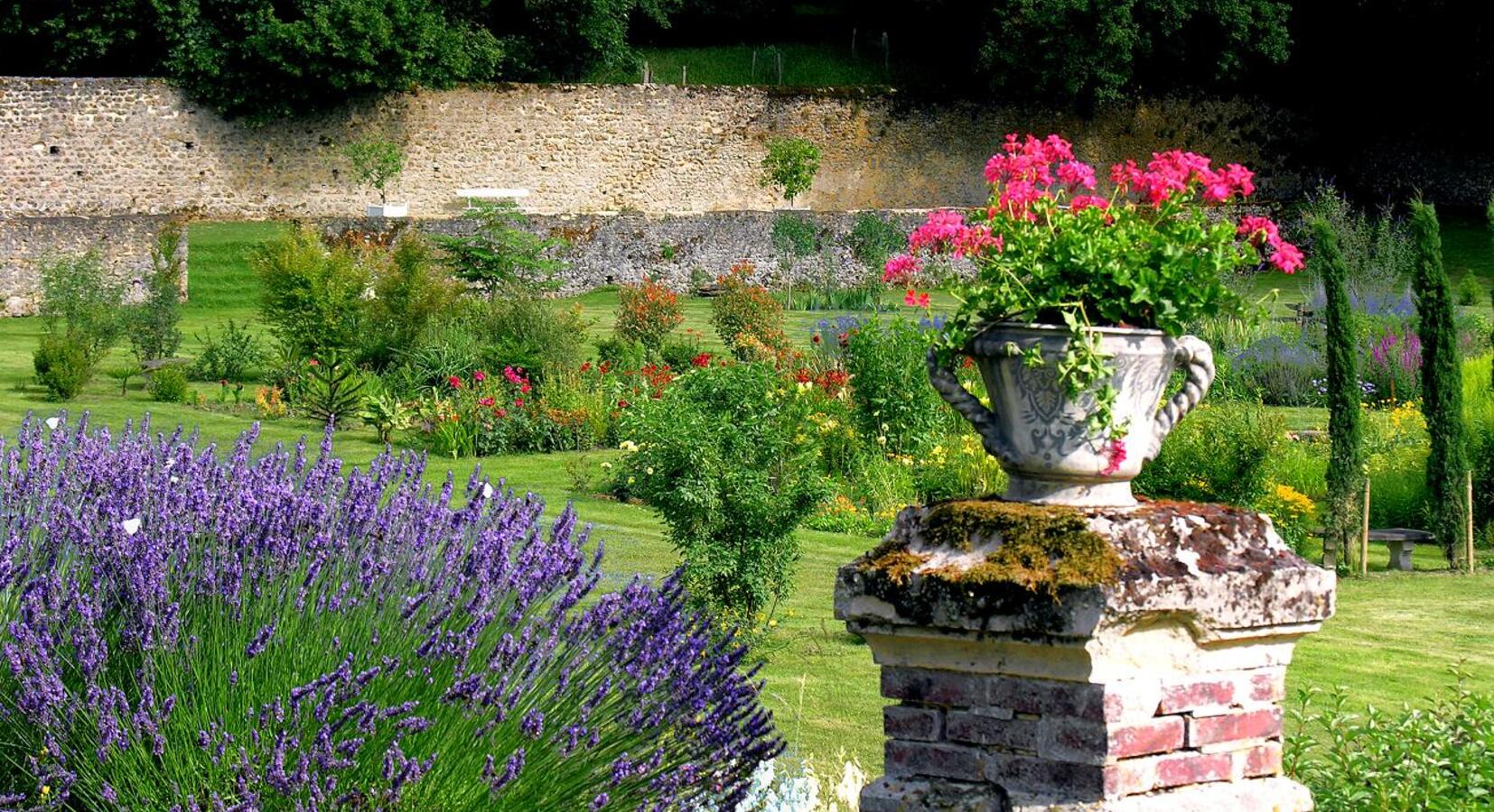 View into the garden