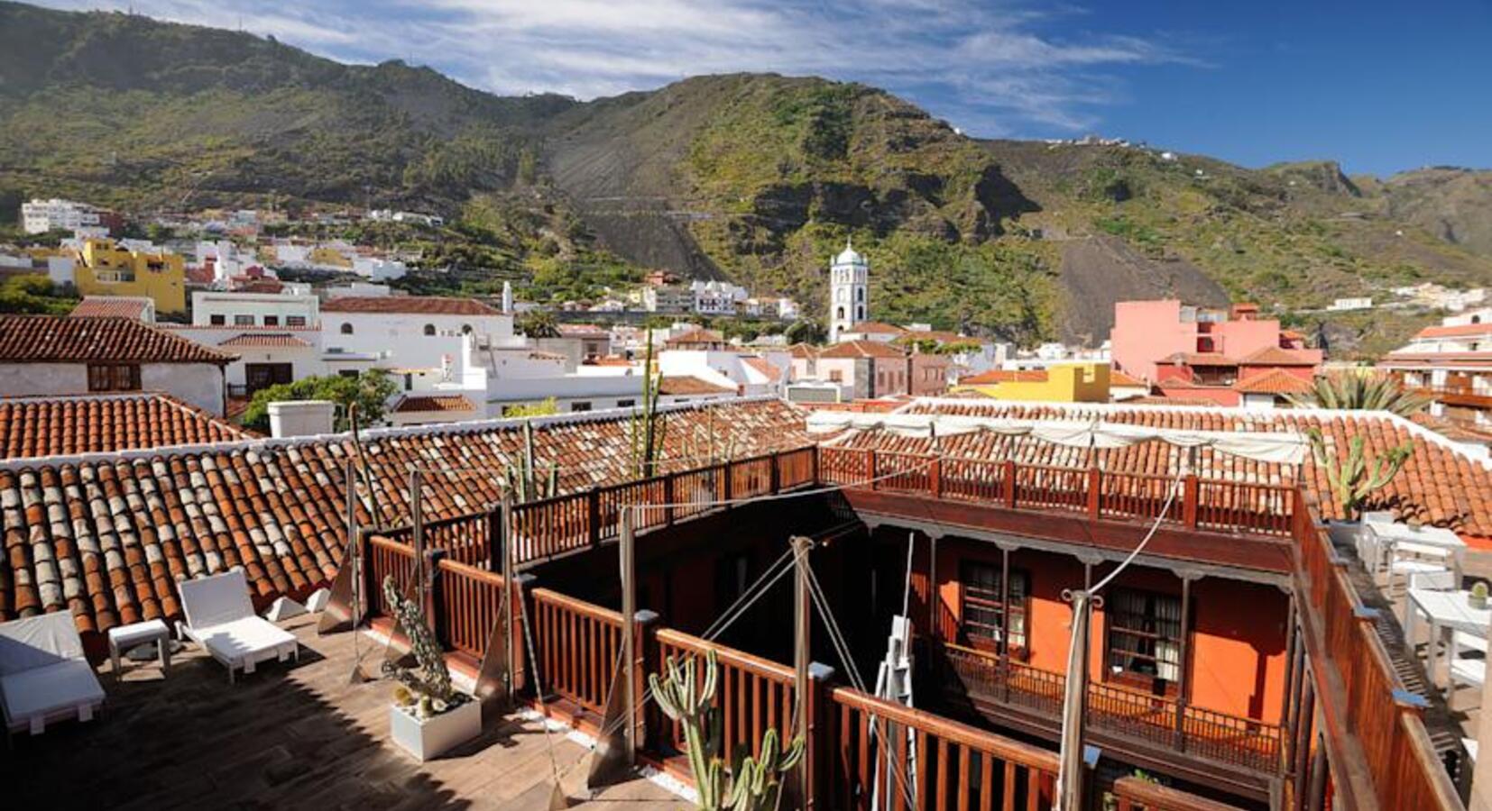 Roof terrace view