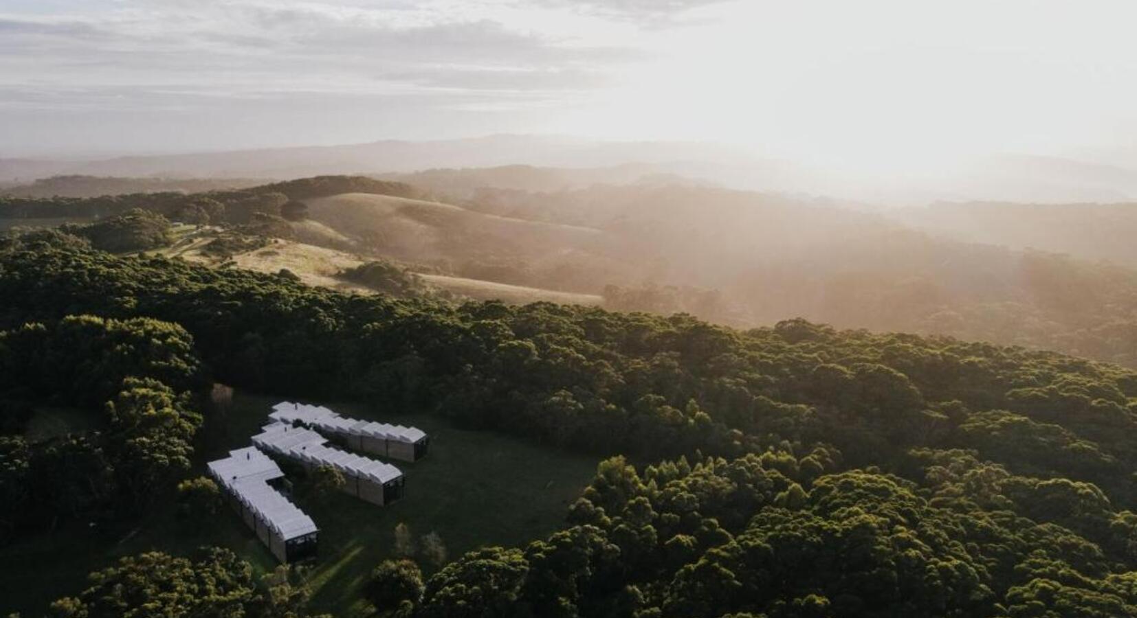 Aerial View of Lodges