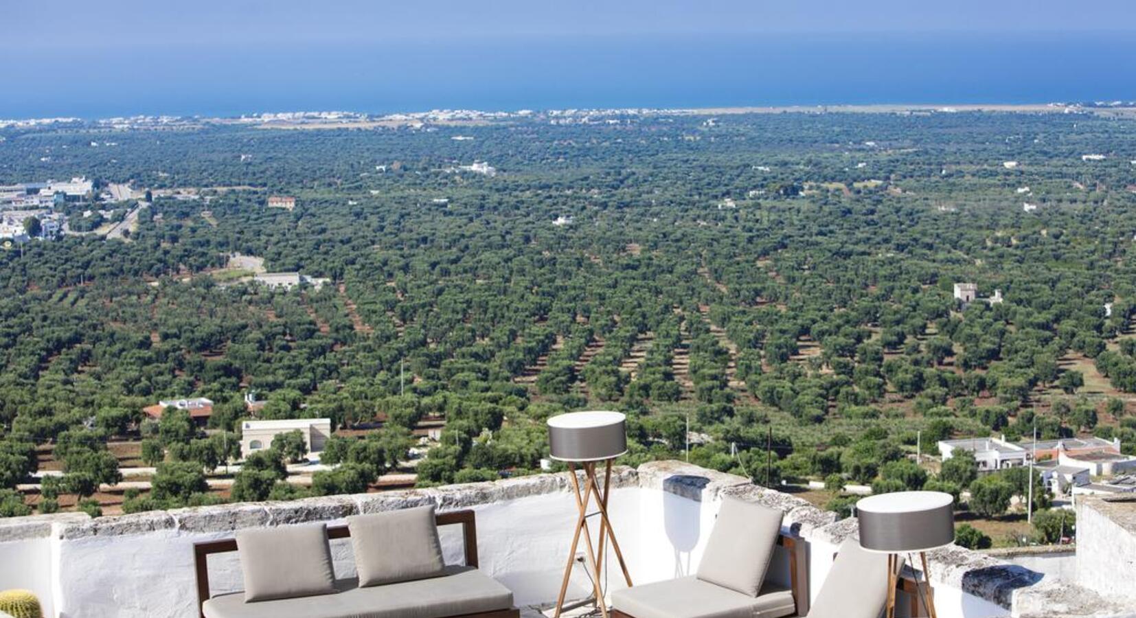 Roof Terrace and view