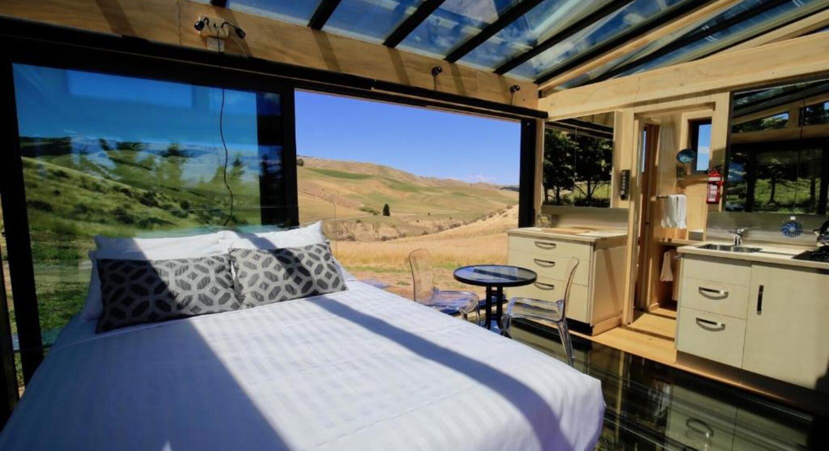 Bedroom with Glass Roof