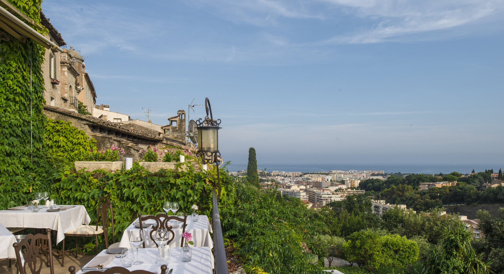 Restaurant terrace