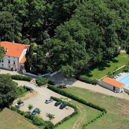 Aerial view of B&B