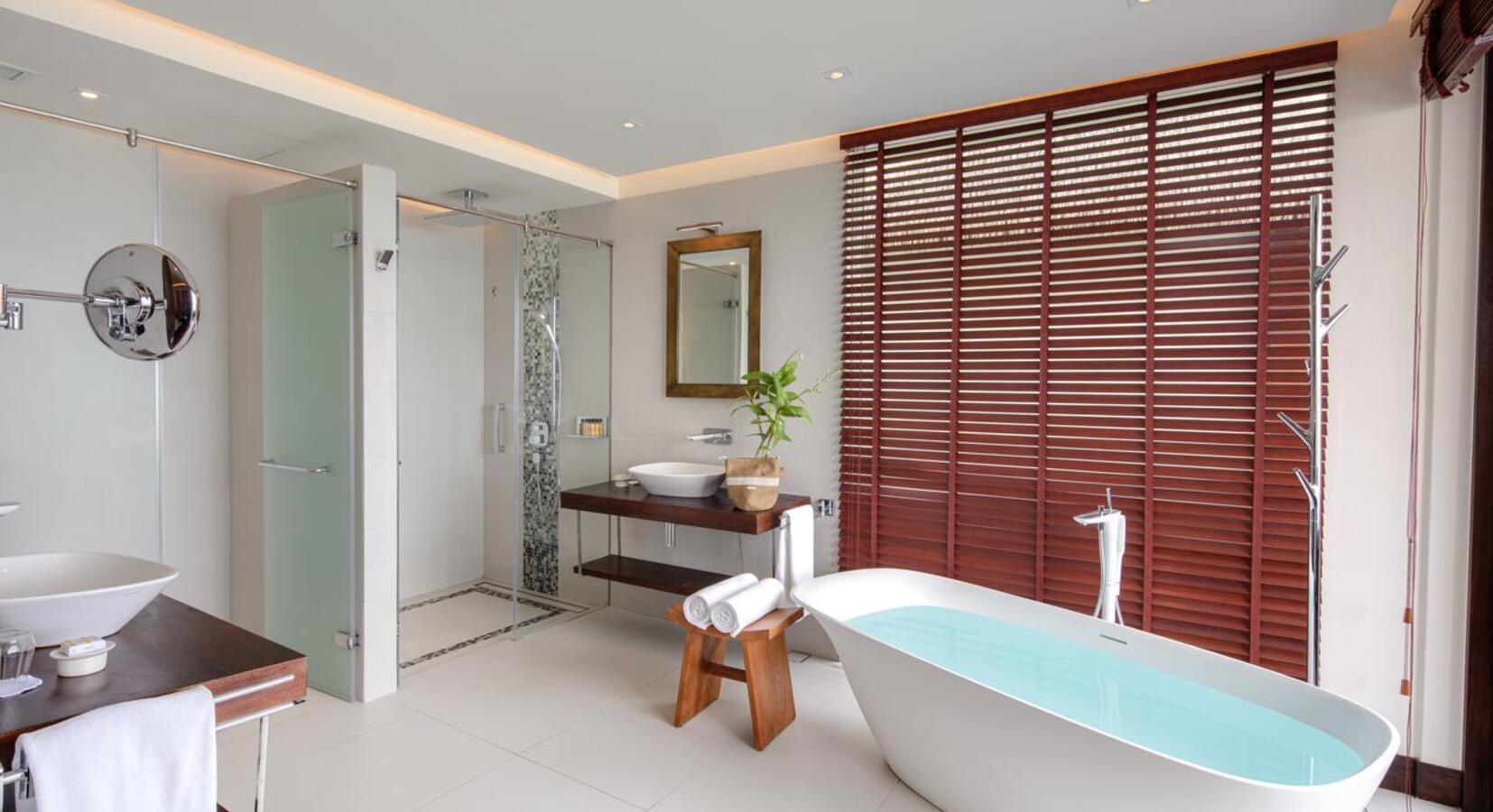 Bathroom in beach villa