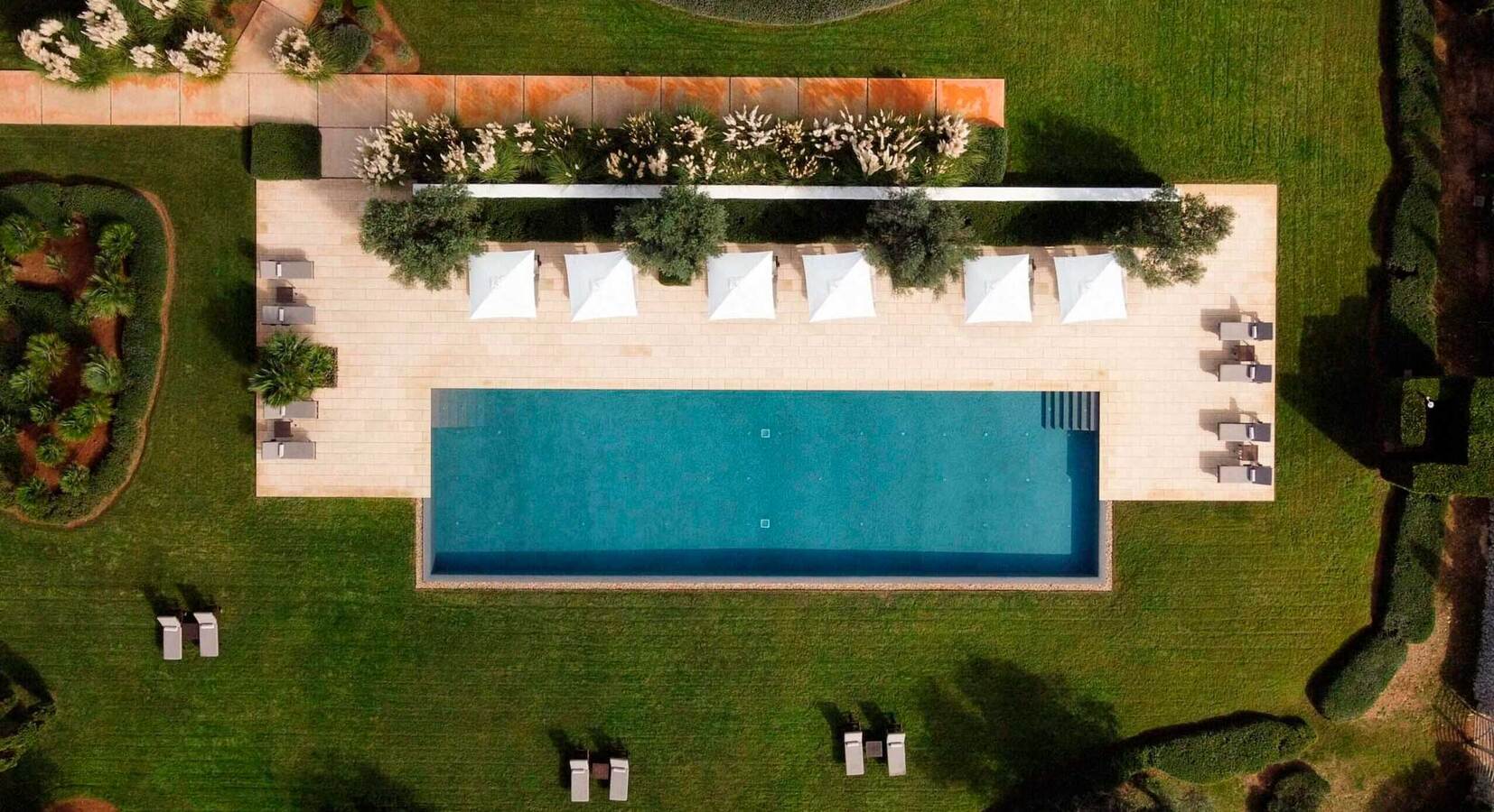 The Pool — Aerial View