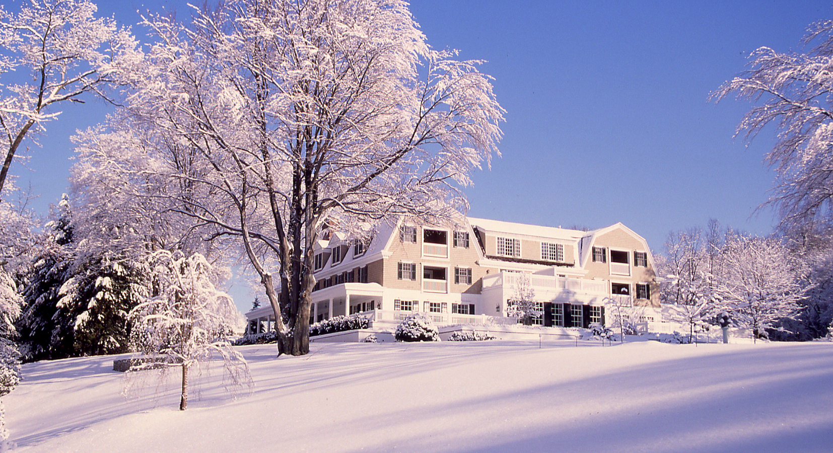 Hotel in the snow