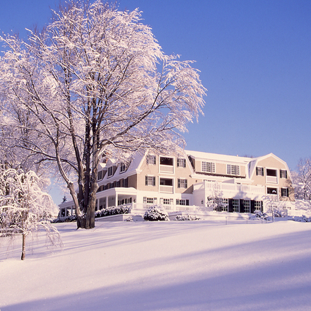 Hotel in the snow