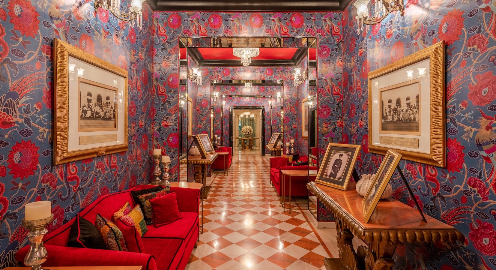 Chinoiserie Corridor at Rajmahal Palace