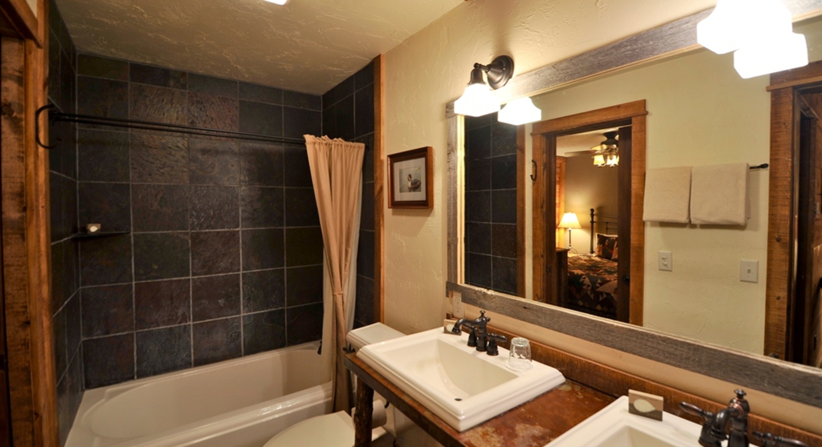 Nevada City Cabin Bathroom