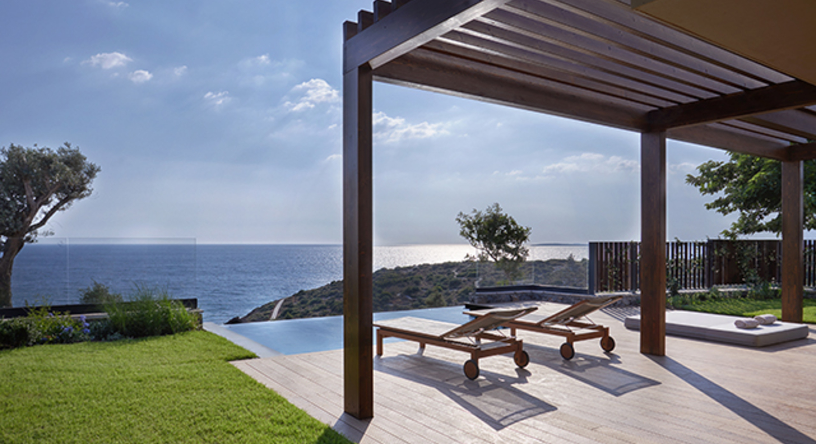 Seaview villa with pool