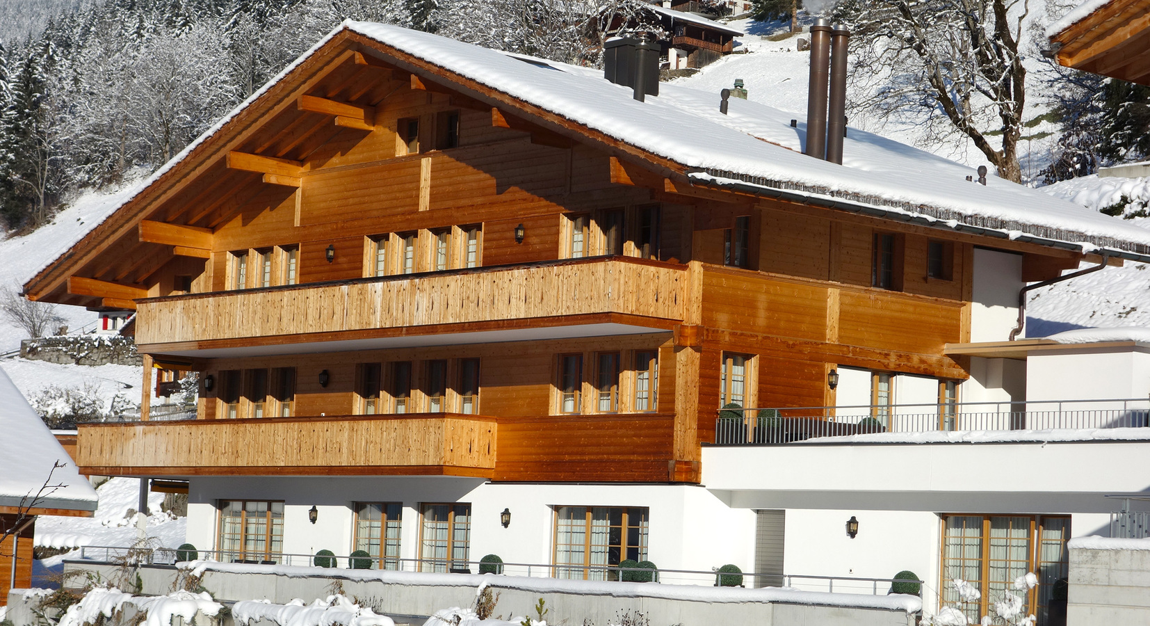 Chalet Rotstocki in Winter 