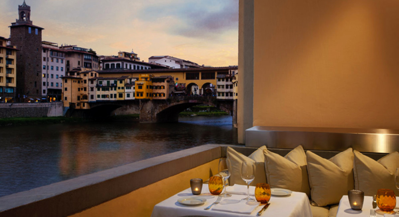 Dining Overlooking the Arno