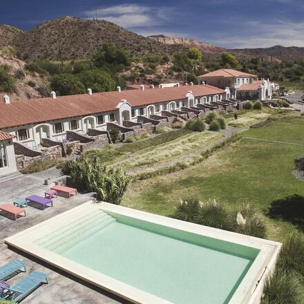 Aerial view of hotel