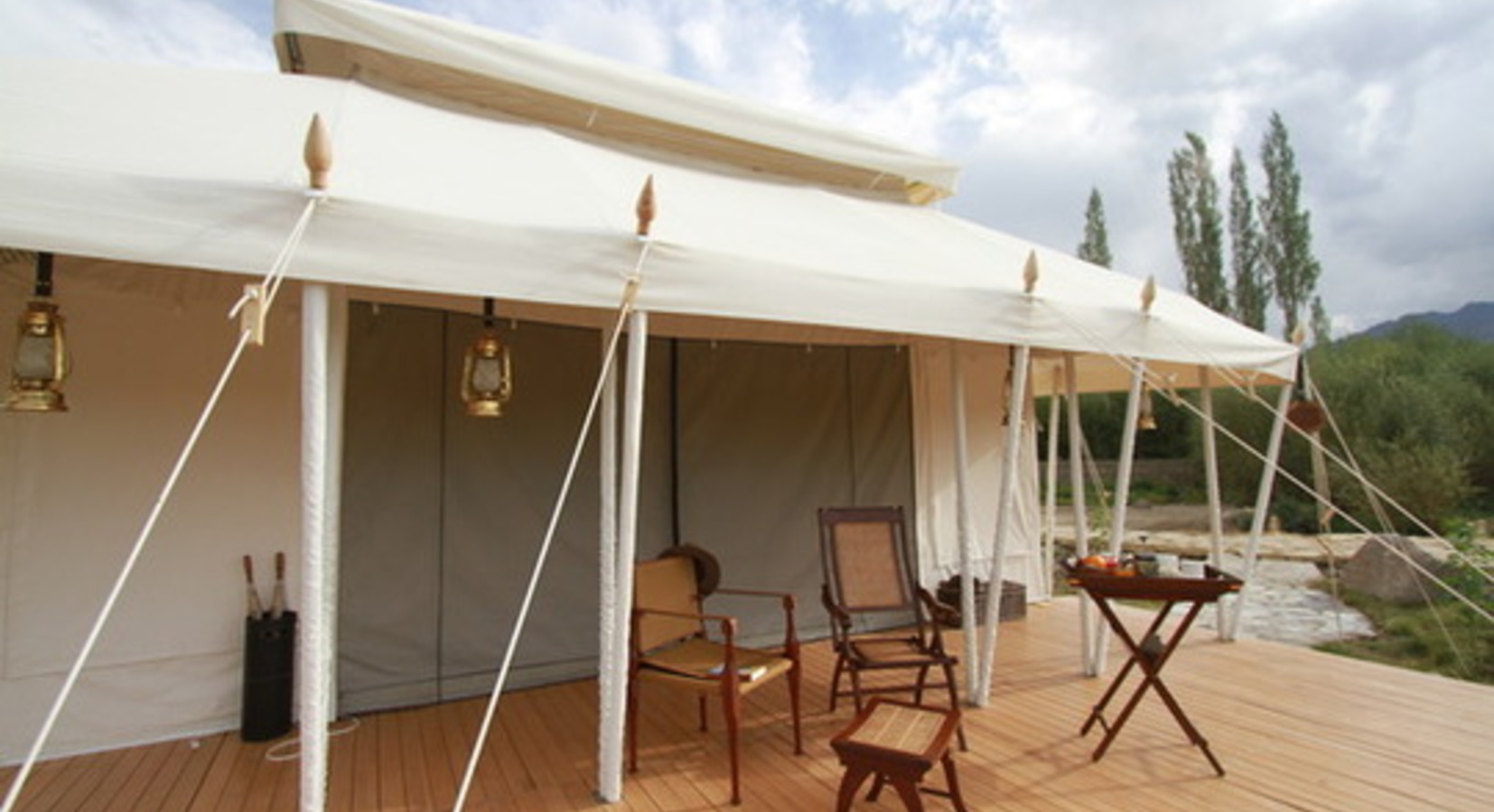 Luxury Tent Exterior