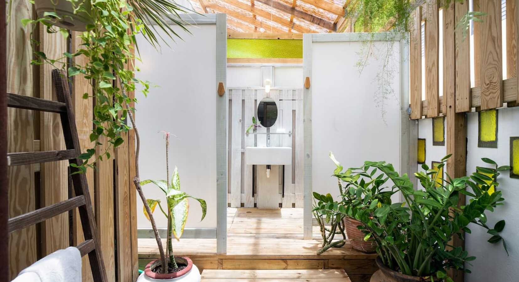 Outdoor bathroom