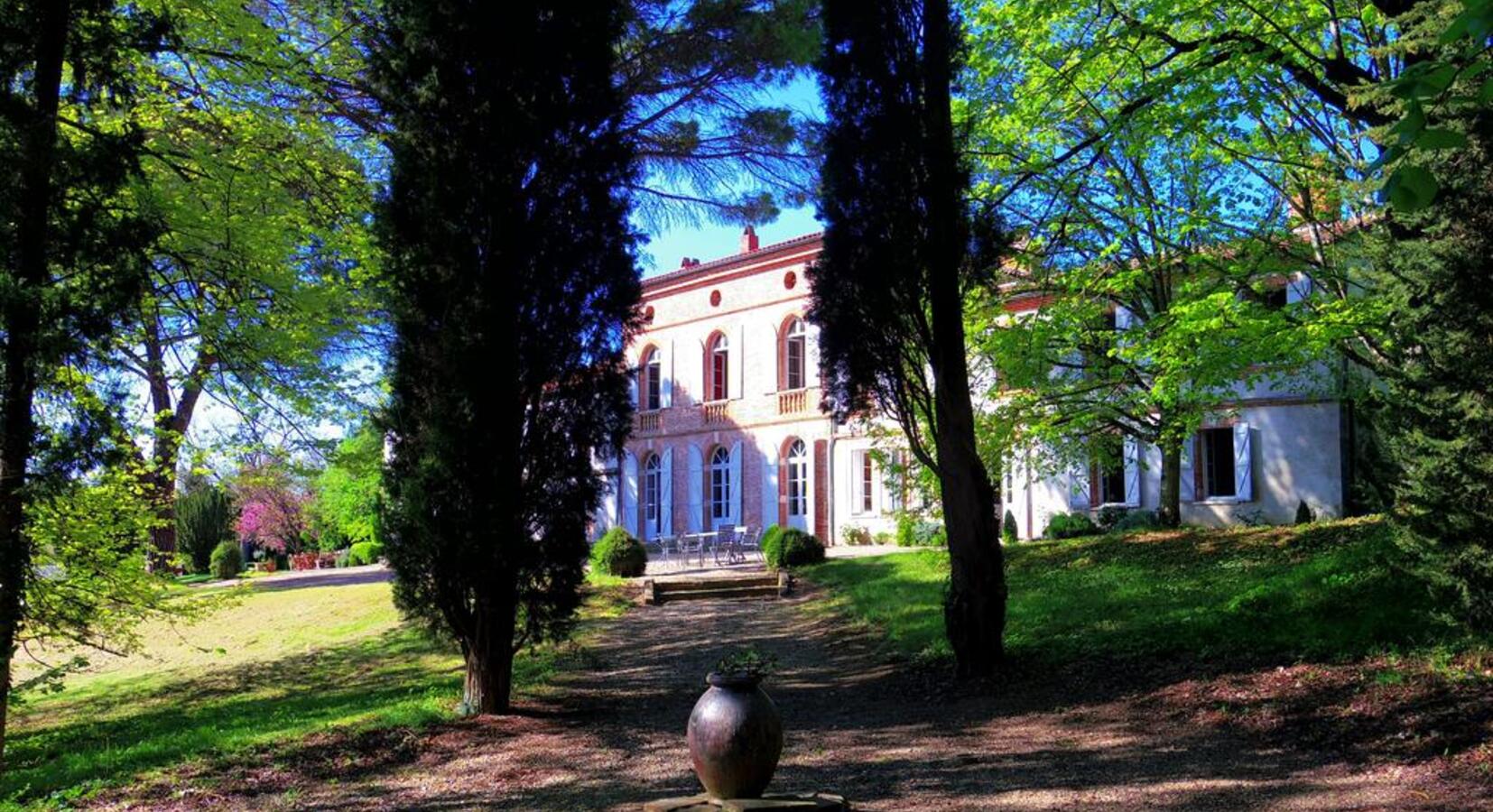 View of house from garden