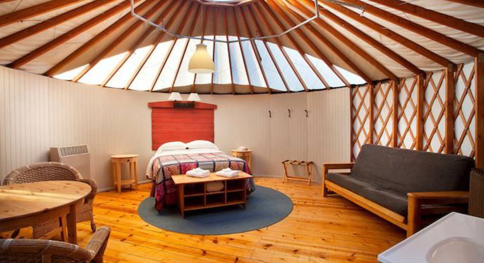 Double Room Yurt Interior