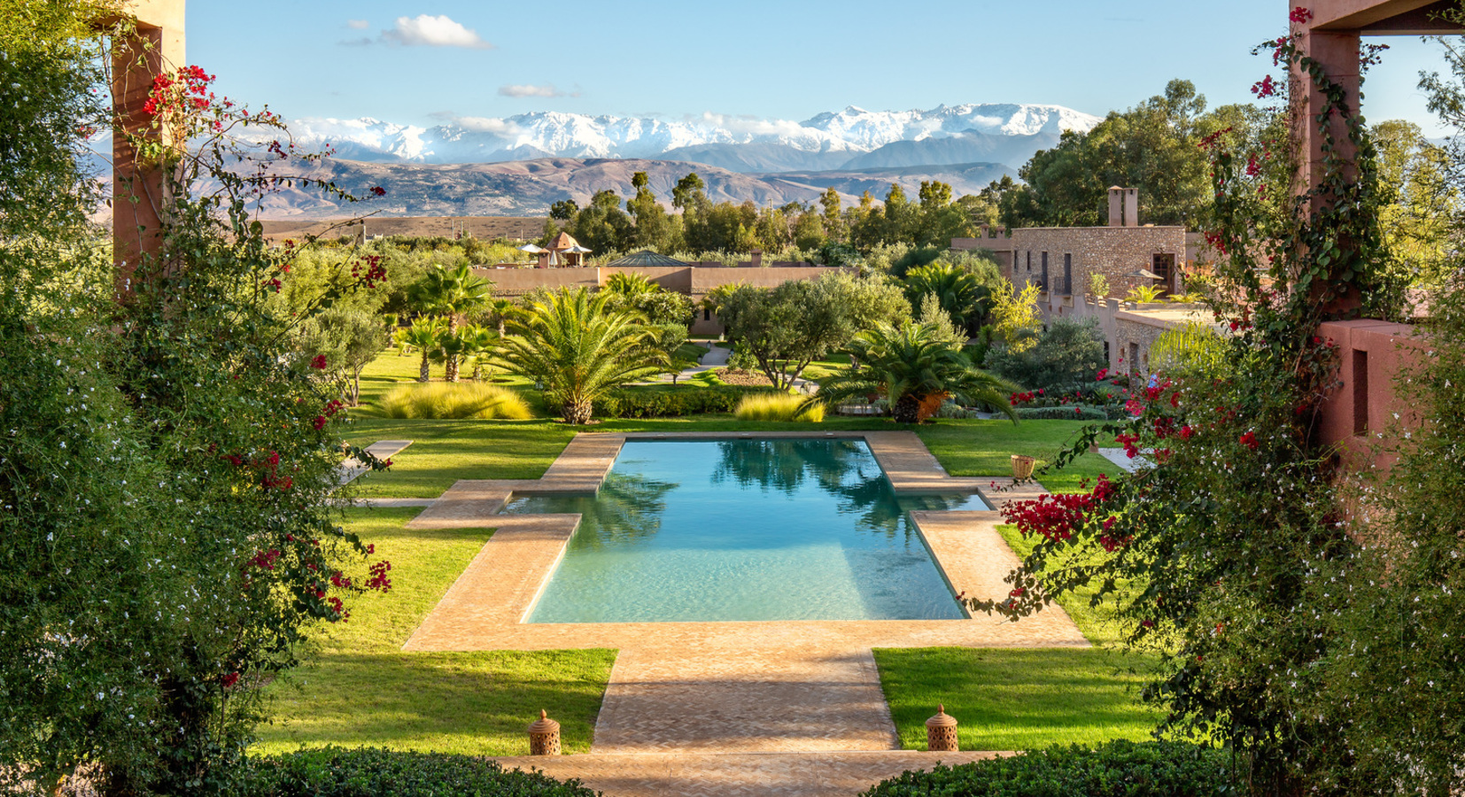 Main pool and gardens