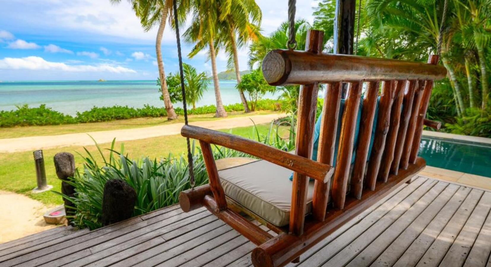 Terrace with Swinging Bench