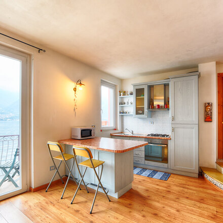 Apartment sitting/kitchen area